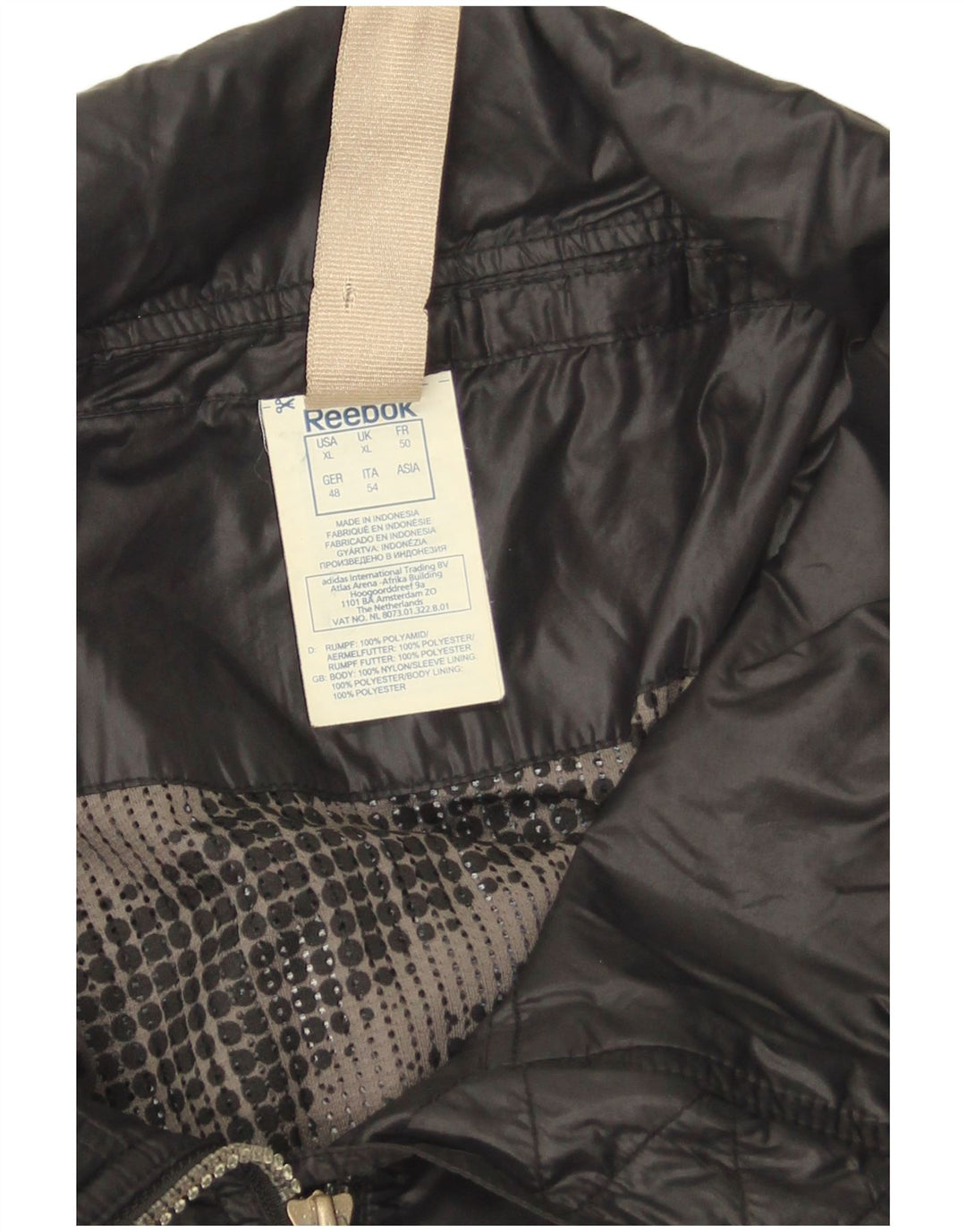 Reebok muška bomber jakna UK 42 XL crni najlon