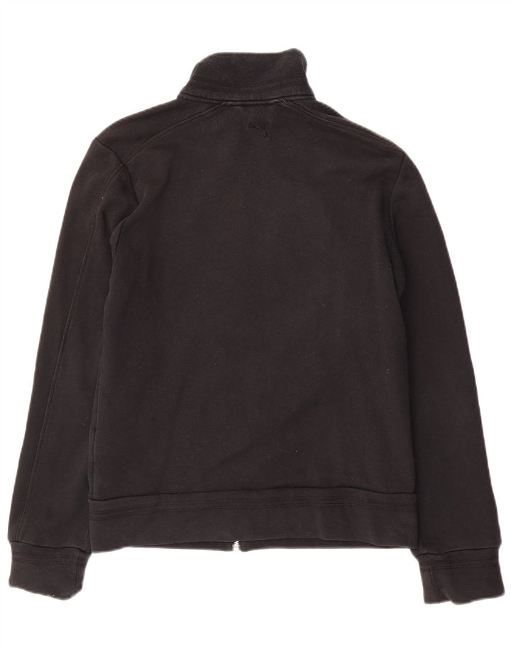 Puma ženska gornja jakna trenirke UK 12 Srednje crni pamuk