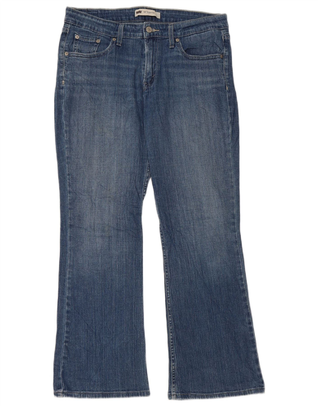 Levi's ženske 518 super niske traperice W30 L30 plavi pamuk