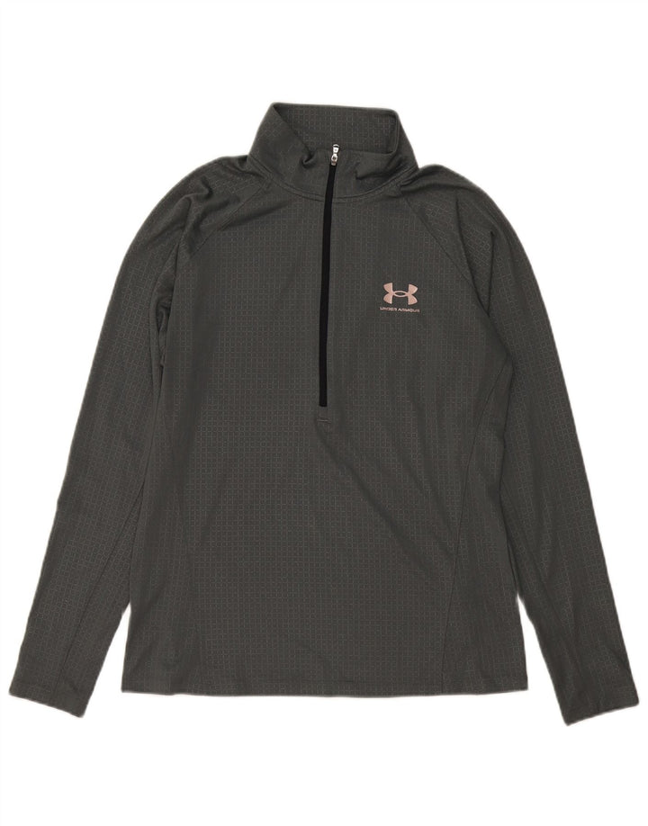 Under Armour Top trenirke Heat Gear Pulover Large Grey Gingham