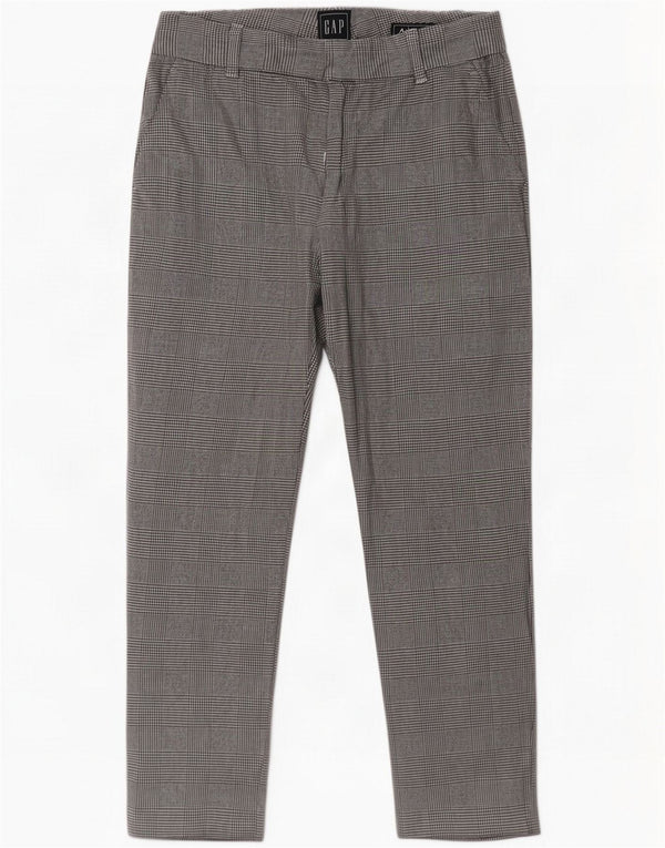 Gap Ženske skraćene hlače visokog struka US 4 Small W26 L23 Grey Houndstooth