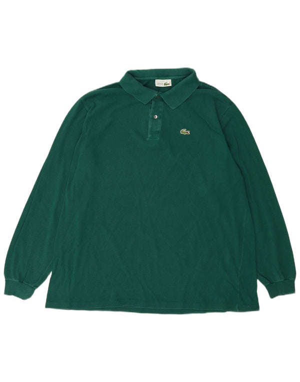LACOSTE muška polo majica dugih rukava veličina 8 3XL zeleni pamuk