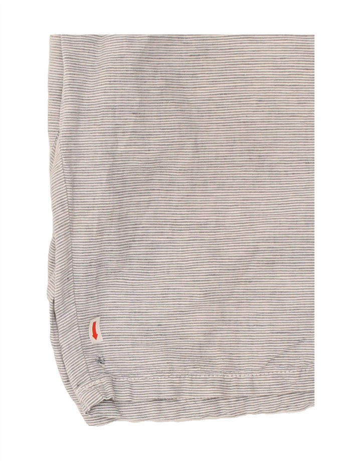 JULES Womens Chino Shorts EU 40 Medium W34 Grey Striped Vintage Jules and Second-Hand Jules from Messina Hembry 