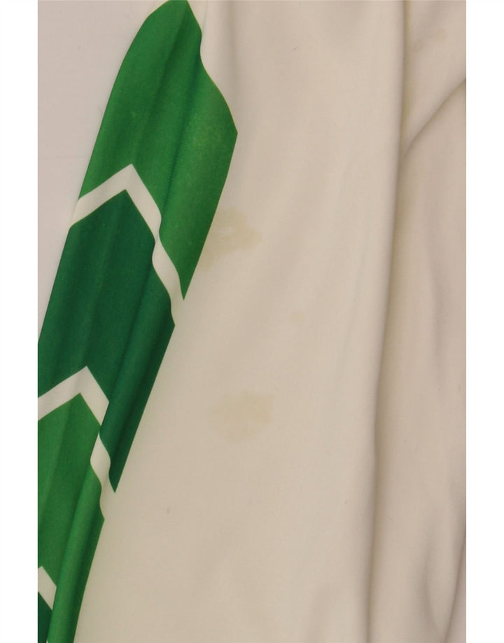 Vintage muška gornja jakna od trenirke 2XL bijeli najlon u boji