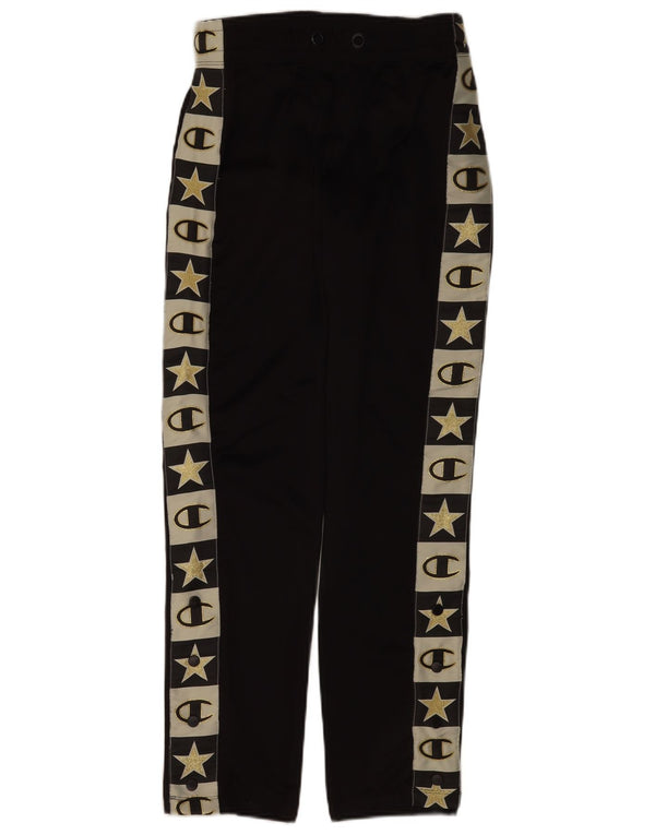 Champion Ženske grafičke trenirke Hlače UK 10 Small Black Colourblock