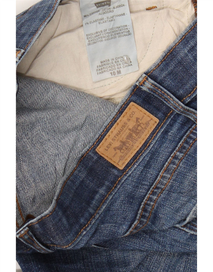 Levi's ženske 525 Bootcut traperice US 10 Large W30 L28 plavi pamuk