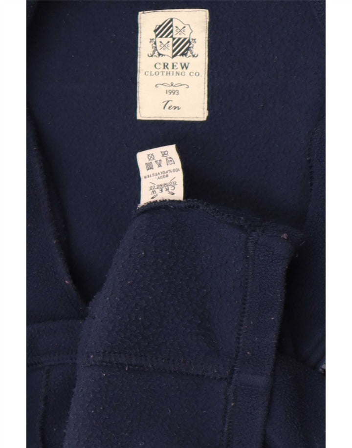 Crew Clothing Ženska jakna od flisa UK 10 Mala tamnoplava poliester