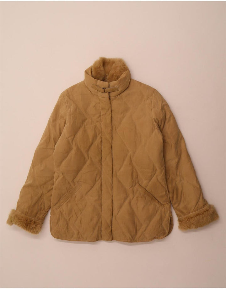 Parisport ženska podstavljena jakna slobodnog kroja IT 44 srednje bež poliamid