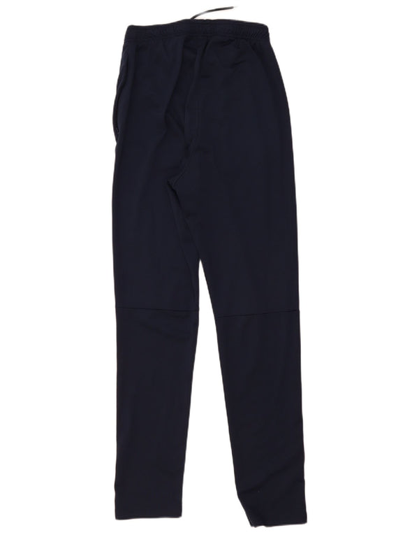 Nike Mens Dri Fit Tracksuit Trousers Medium Navy Blue Polyester