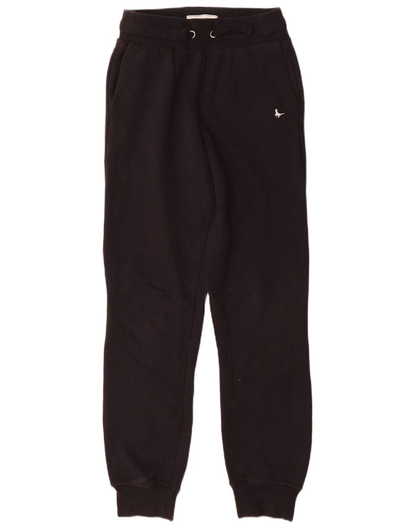 Jack Wills Ženska trenirka Hlače Joggers UK 8 Mali crni pamuk