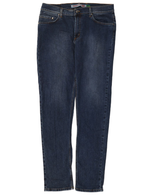 Carrera Mens 700 Regular Straight Jeans W36 L34 Plavi pamuk