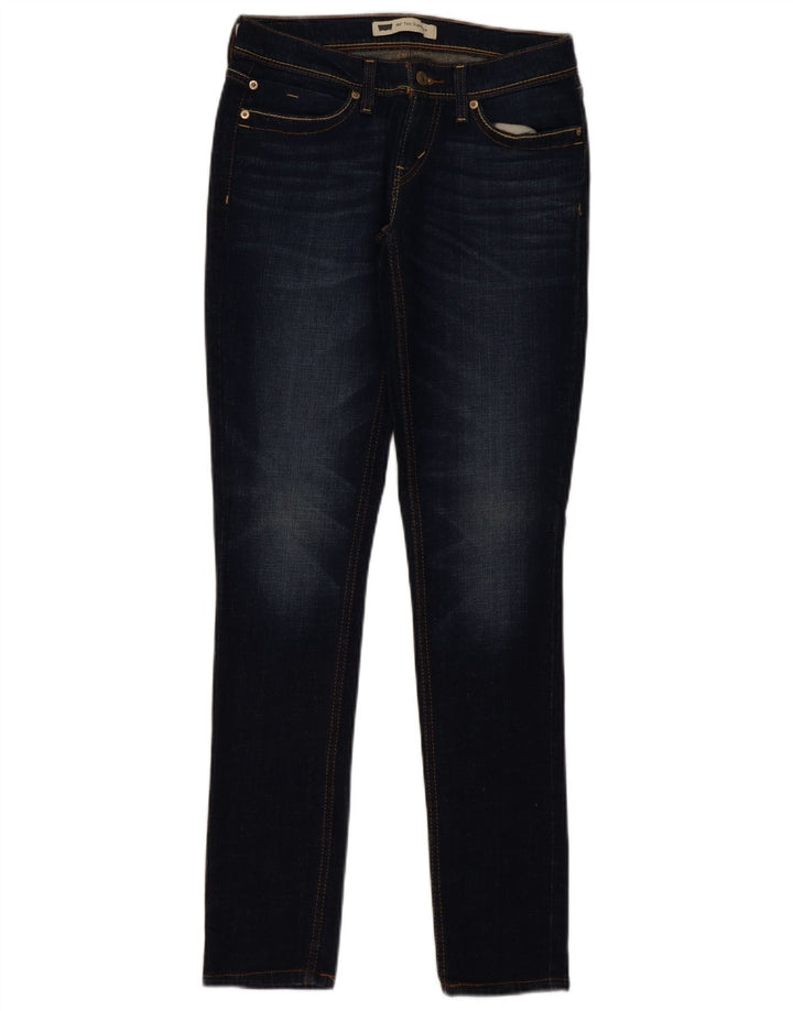 Levi's ženske 524 super niske uske traperice W30 L32 tamnoplavi pamuk