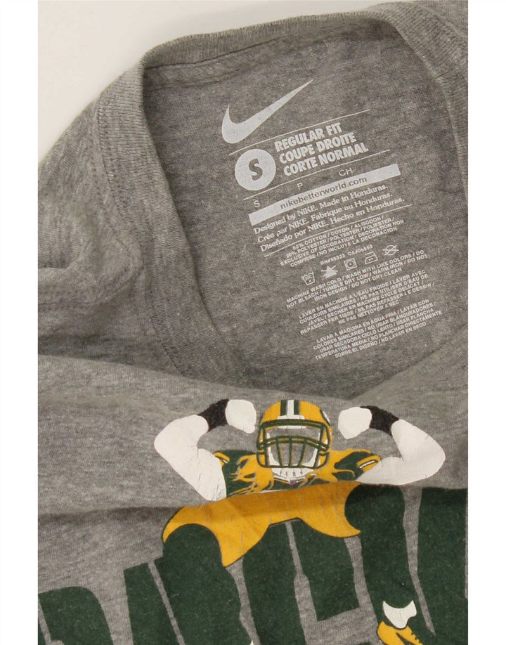 Nike muške torbice s grafičkim motivima dugih rukava, male, sive pamučne