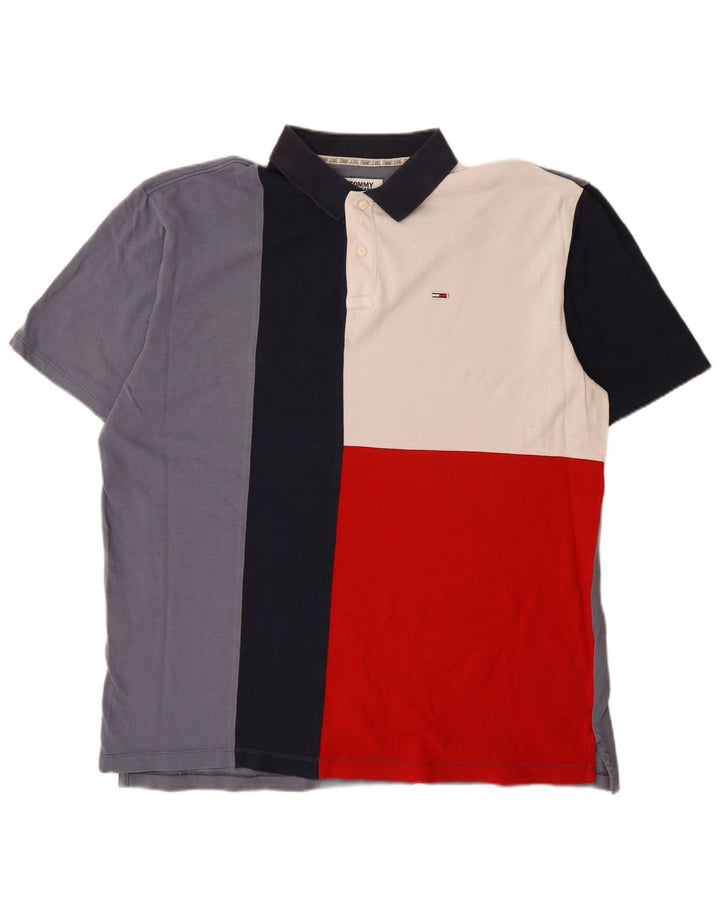 TOMMY HILFIGER Muška polo majica 2XL Raznobojni pamuk u boji