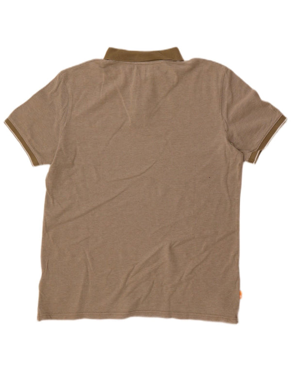 Timberland muška polo majica standardnog kroja, srednji kaki pamuk