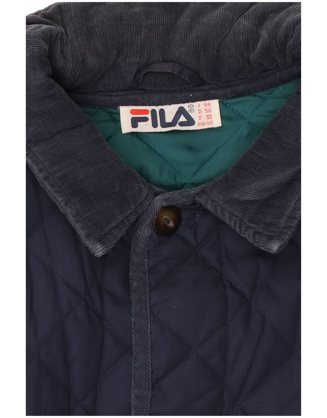 Fila muška prošivena jakna IT 56 3XL tamnoplava