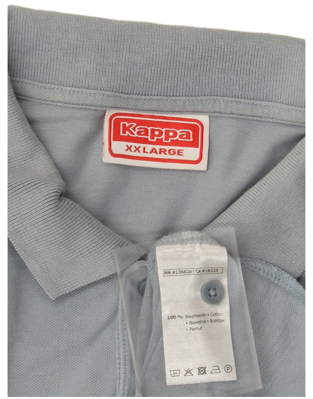 Kappa muška polo majica 2XL plavi pamuk