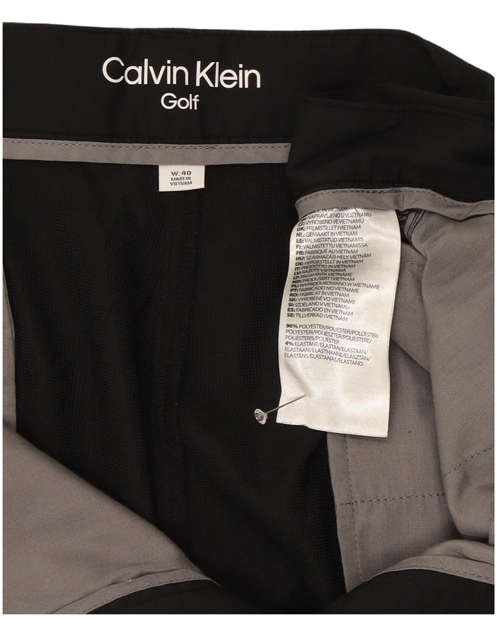 Calvin Klein muške chino kratke hlače W40 XL crni poliester