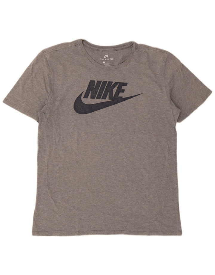 Nike Muška majica s kratkim rukavima atletskog kroja s velikim sivim mrljama