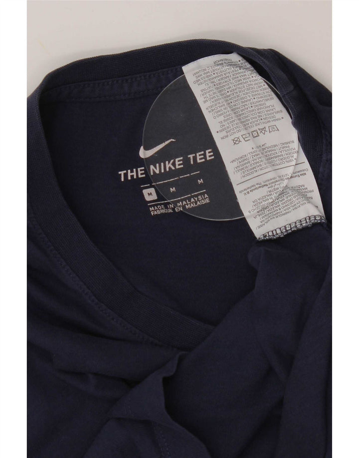 Nike ženska majica kratkih rukava UK 14 srednje tamnoplavi pamuk