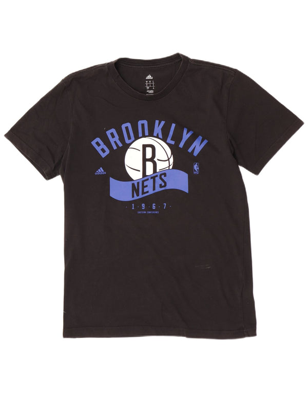 Adidas Brooklyn Nets Majica s grafičkim motivima Mala crna sportska majica