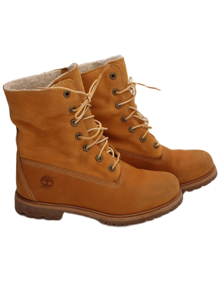 Timberland ženske kožne čizme u stilu striženih šiša, UK, veličina 5,5, smeđa koža