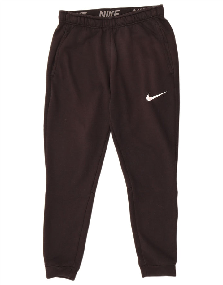 Nike Mens Dri Fit Trenirka Hlače Joggers Mali crni poliester