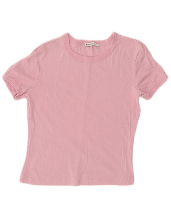 Zara ženska majica kratkih rukava UK 10 Small Pink