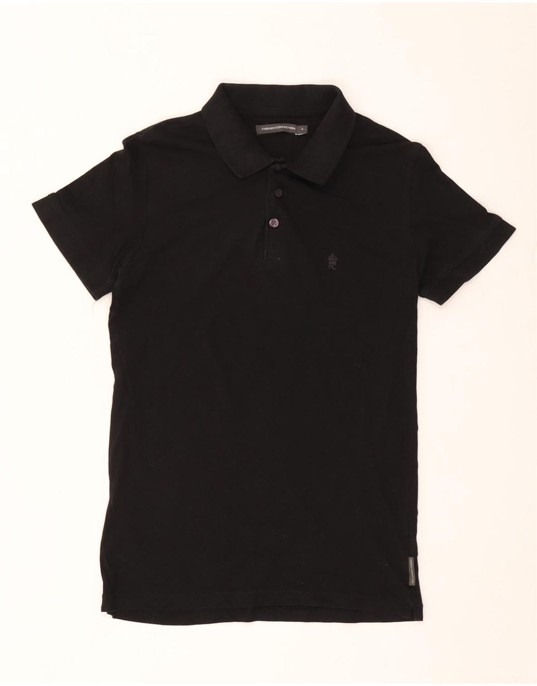 French Connection muška polo majica Mala crna pamučna
