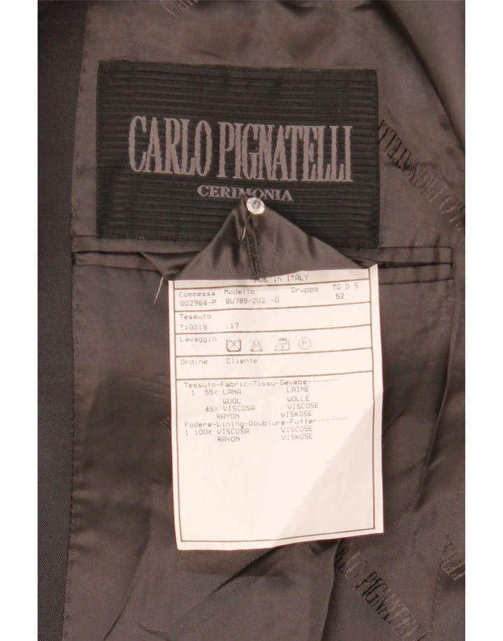 CARLO PIGNATELLI Muška jakna sa 3 gumba IT 52 XL siva vuna