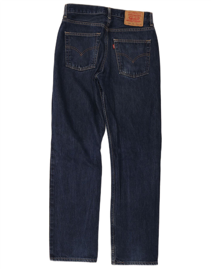 Levi's muške 582 ravne traperice W30 L32 plavi pamuk