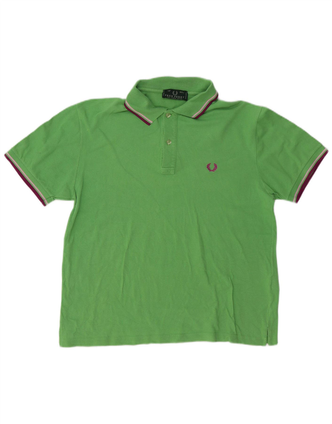 FRED PERRY Muška polo majica srednje zelene pamučne boje