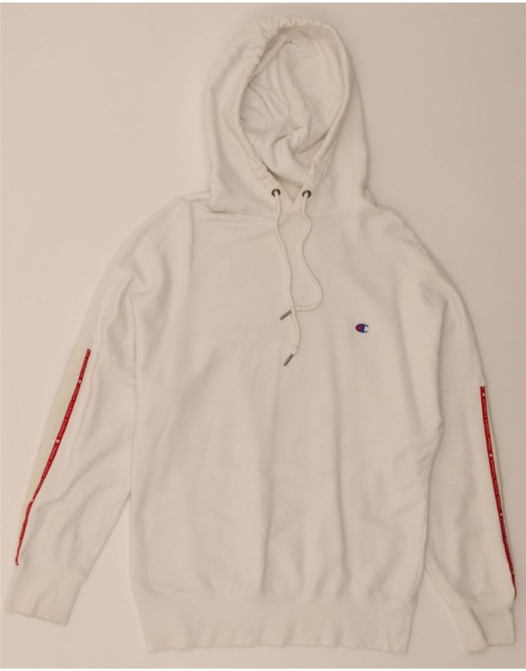 CHAMPION Mens Hoodie Jumper Small White Cotton Vintage Champion and Second-Hand Champion from Messina Hembry 
