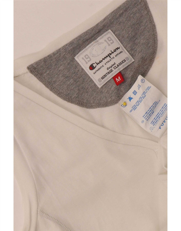 Champion Womens Heritage Classics Vest Top UK 12 Srednje bijeli pamuk