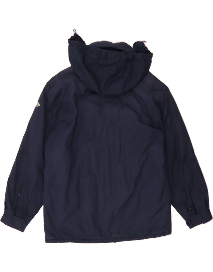 FILA Mens Hooded Windbreaker Jacket UK 42 XL Navy Blue Polyester Vintage Fila and Second-Hand Fila from Messina Hembry 