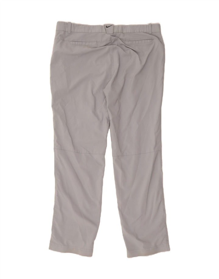 NIKE Mens Dri Fit Slim Chino Trousers W38 L32 Grey Polyester Vintage Nike and Second-Hand Nike from Messina Hembry 