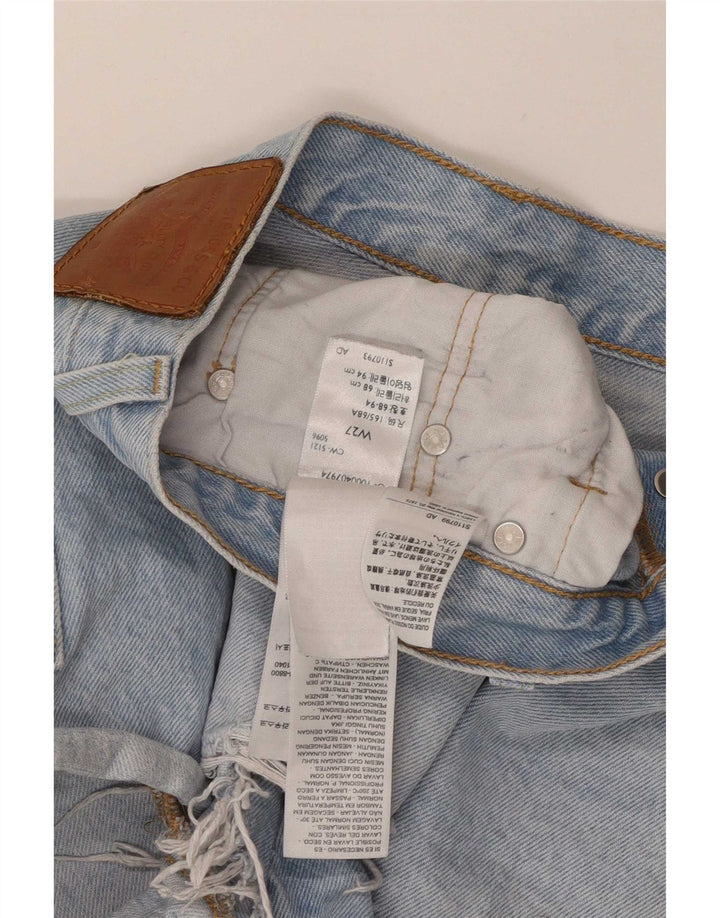 Male kratke traper kratke hlače Levi's W27, plavi pamuk