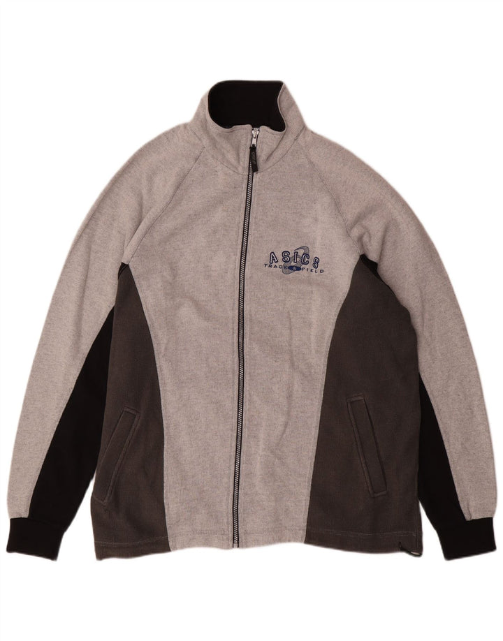 ASICS muška gornja jakna trenirke Large Grey Colourblock Pamuk