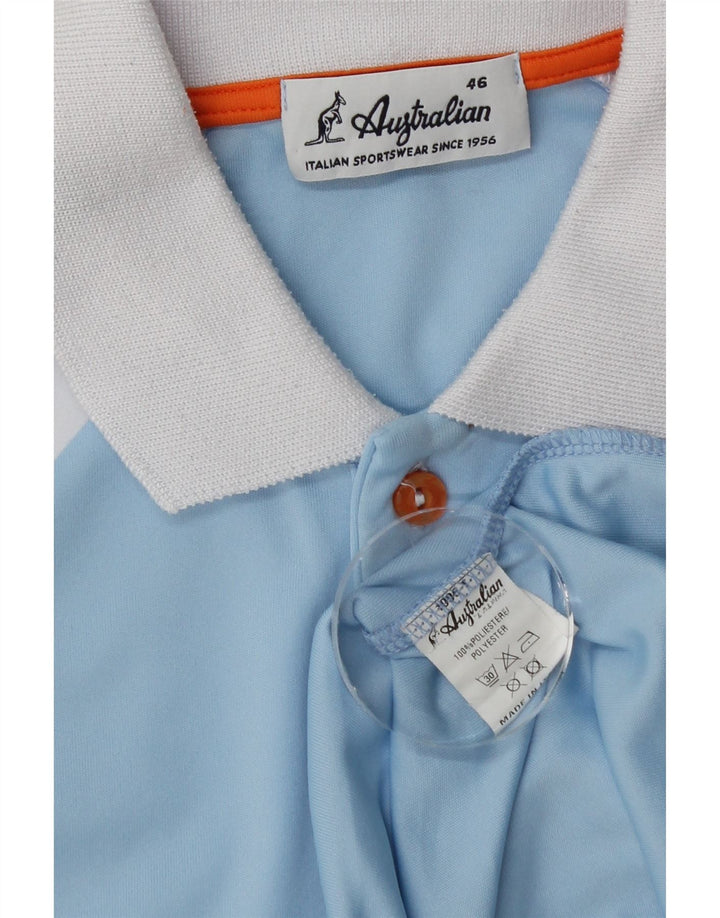 AUSTRALIAN L'ALPINA Muška polo majica IT 46 Small Blue Colourblock Poliester