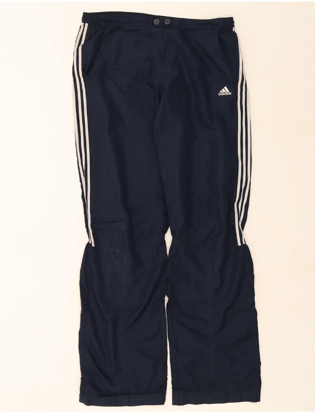 ADIDAS Boys Tracksuit Trousers 15-16 Years  Navy Blue Polyester Vintage Adidas and Second-Hand Adidas from Messina Hembry 