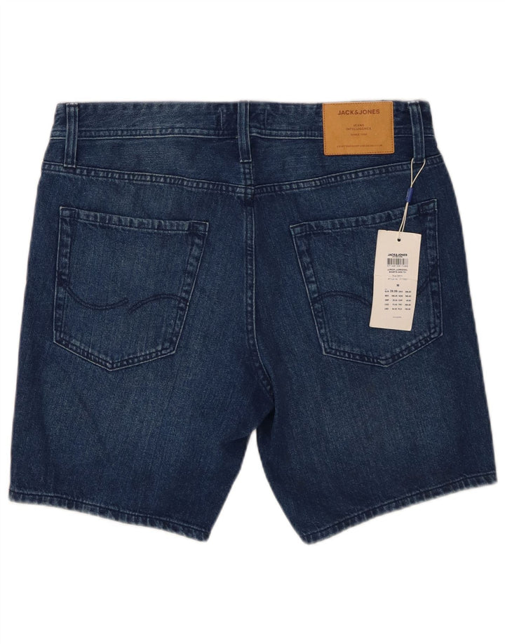 Jack & Jones muške kratke traper kratke hlače srednjeg kroja W32, plavi pamuk