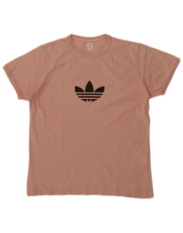 Adidas ženska majica kratkih rukava s grafičkim motivima UK 14 srednje ružičasti pamuk