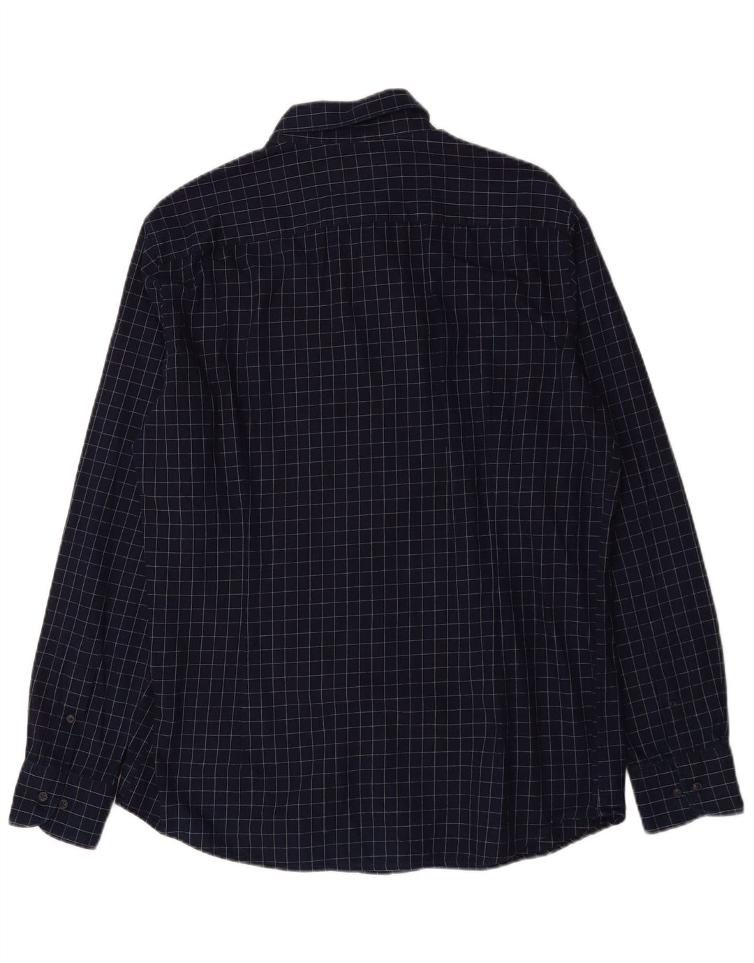 Massimo Dutti muška flanelska košulja XL tamnoplavi karirani pamuk
