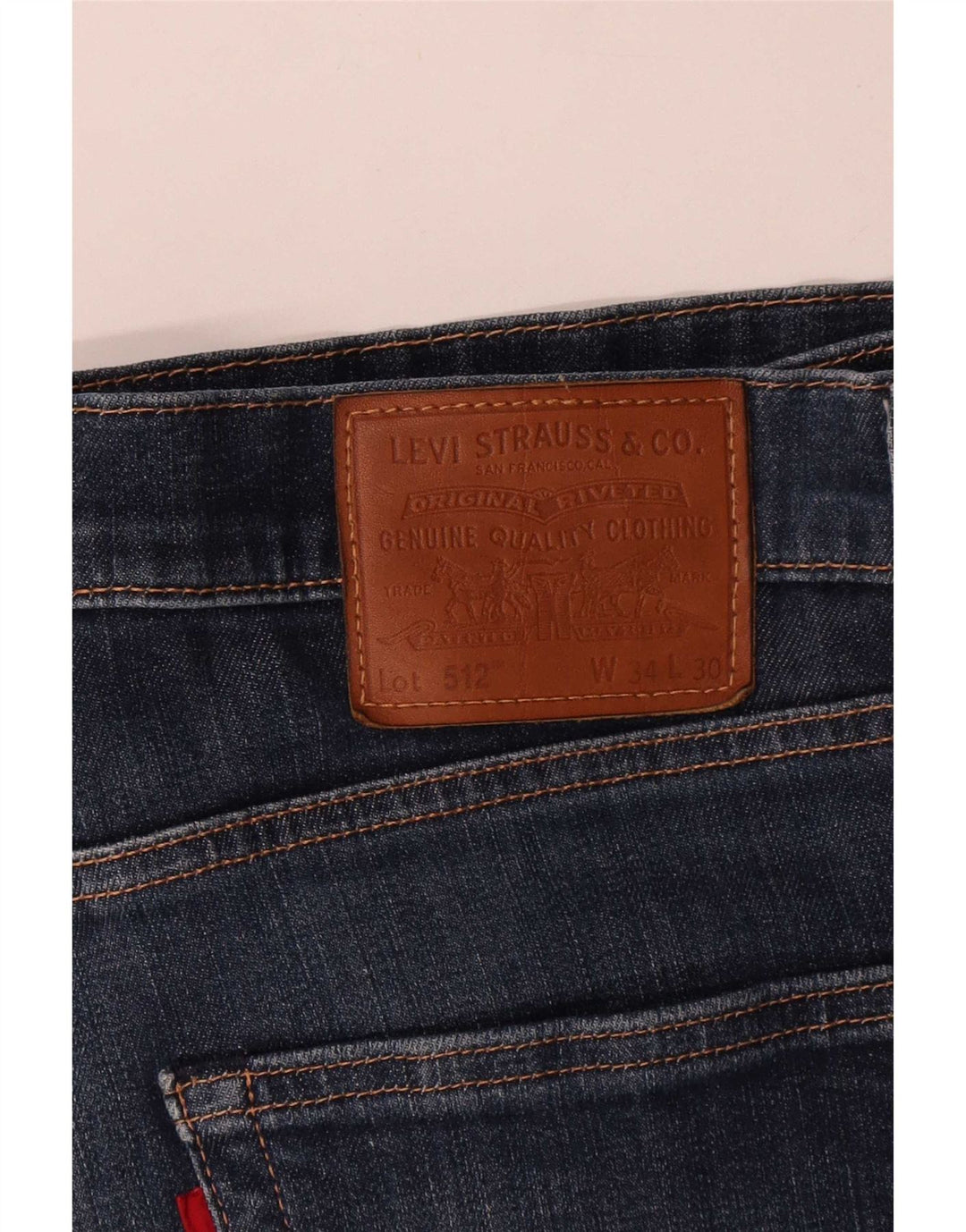 Levi's muške 512 uske sužene traperice W34 L30 plave