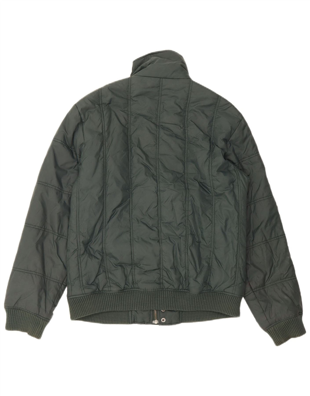 Zara muška podstavljena jakna UK 40 Large Green Nylon