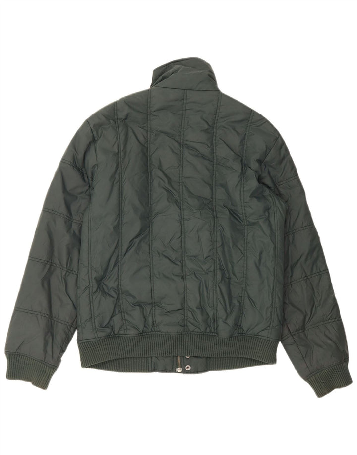 Zara muška podstavljena jakna UK 40 Large Green Nylon