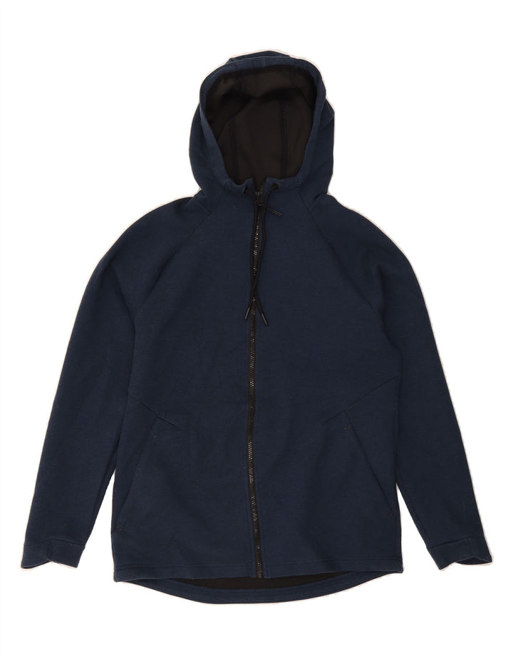 RUSSELL ATHLETIC Mens Zip Hoodie Sweater Small Navy Blue Polyester Vintage Russell Athletic and Second-Hand Russell Athletic from Messina Hembry 