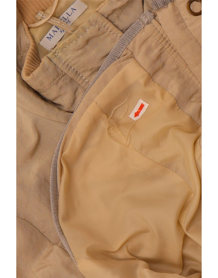 Ženska bomber jakna Marella UK 8 Mala bež poliamid