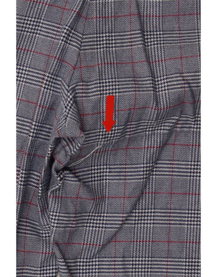 Massimo Dutti ženske chino hlače EU 38 male W30 L26 plava houndstooth