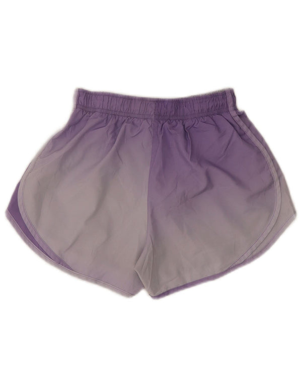 Nike Ženske Dri Fit Sportske Kratke Hlače UK 4 XS Purple Colourblock Poliester